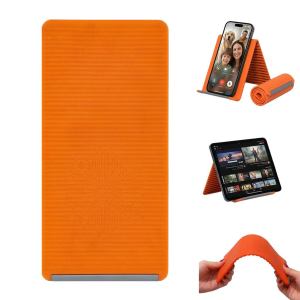 ANVORO Rollable Silicone Phone Tablet Stand Foldable Portable Multi-Angle Holder for Smartphone Tablet E-Reader Switch Desk Travel