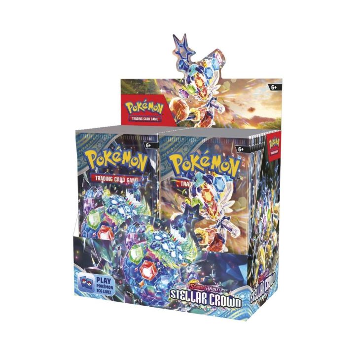 TCG Pokemon Scarlet & Violet Stellar Crown Booster Box | Lazada Singapore