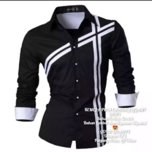 KEMEJA PRIA CASUAL ELEGANT HOKY