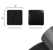 【SG SELLER】❤️Multi-Purpose Self-Adhesive Velcro Pad❤️Non-Slip Double Sided Tape Fastening For Car Mat Carpet Bed Sheet