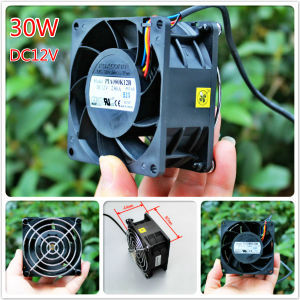 DC12V 30W Super Powerful Brushless High Speed Control Fan for Computer Server Motorcycle Cooling Fan Violence Exhaust Fan DIY
