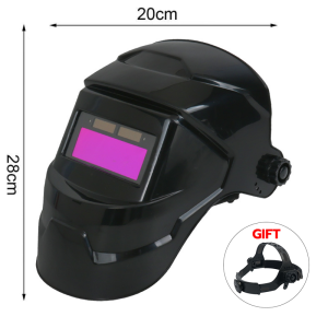 Welding mask darkening helmet face protection Adjustable with Solar headlamp shield Eye glass