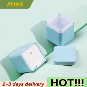 PkYeG 1PC Mini Tin Storage Box Sealed Tea Caddy Small Square Coffee Jar Tea Leaves Container Cans Small Tinplate Spices Storage Boxes