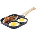 New Non-stick Aluminum Alloy Multi-function Breakfast Pan Omelette Pan Frying Pan Egg Pan Steak Pan for Induction and Gas Stove. 