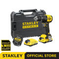 Stanley Brushless Impact Drill /Bor Impact Baterai 18/20V 2.0Ah SBD716D2T-B1. 