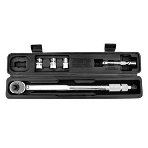 Flyman Torque Wrench Hand Tool Adjustable 1/2" Drive Click Type 28-210 N.m Ratchet With Sleeve Set