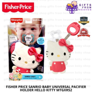 FISHER PRICE SANRIO BABY UNIVERSAL PACIFIER HOLDER HELLO KITTY MTGXR52