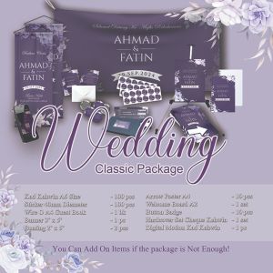 Wedding Package/Kahwin/Kad Kahwin/Welcome Board/Hardcover Guest Book