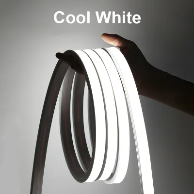 LED Neon Strip Light Included Power Plug Flexible Neon Home Decoration Outdoor Waterproof Silicone 220V Cool & Warm Light 1m/3m/5m/10m