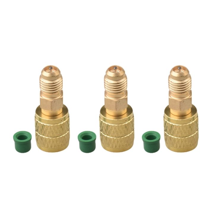 Adapter R49 To R24 R32 R454B for Refrigerant Brass Adapter, 1/4 Inch Female to 1/4 Inch ...