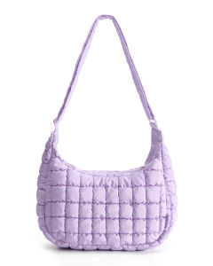 BAGSMART Crossbody Hobo Bag for Women Quilted Puffy Purses for Women Soft Fluffy Cute Shoulder Handbag for Daily Use2026
