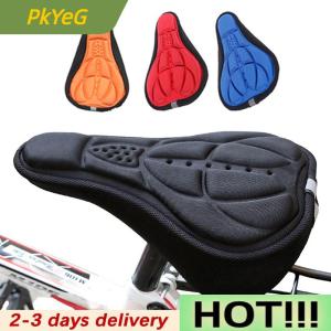 PkYeG Soft 3D Padded Cycling Bicycle MTB Bike Seat Cover Cushion Sponge Foam Comfortable saddles Mat Cushion Bicycle Accessory