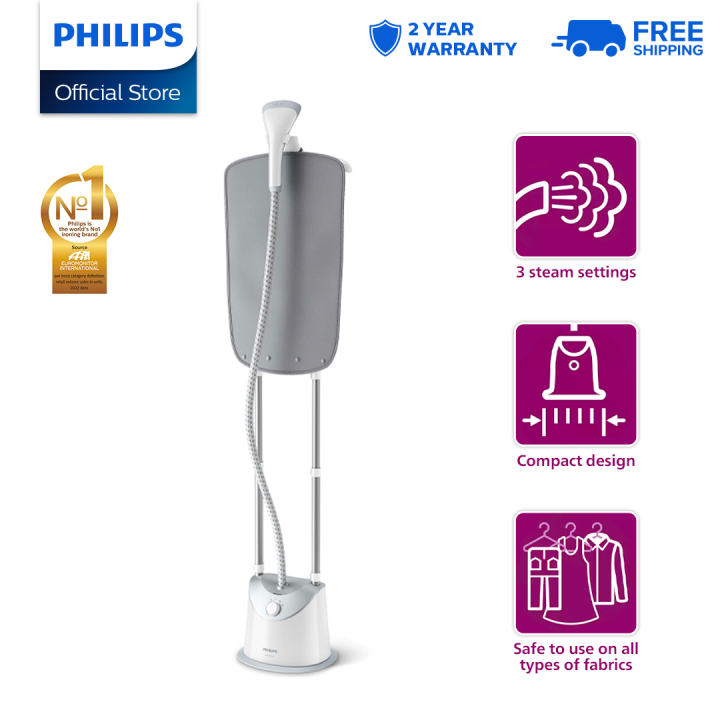 PHILIPS Garment Iron Stand Steamer [GC487/89] 1800W 220V, 1.4L, 3 Steam