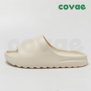 COVAE Sandal CAMEL Sendal Slop Casual Pria Slide Anti Slip Ringan Nyaman indoor & outdoor - Coffee