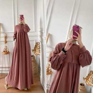 Gamis terbaru lebaran 2023 Adeena Maxy Dress // Gamis Kekinian Crincle Airflow Terlaris
