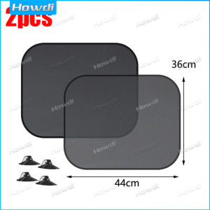 [Ready Stock]2pcs Black Side Car Sun Shades Rear Window Sunshades Cover Mesh Visor Shield Screen
