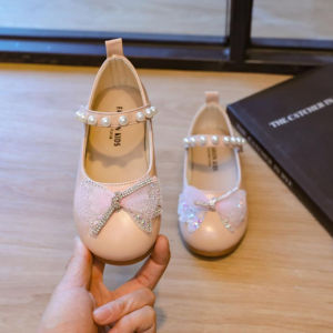 (LOLI-JKT) SP-143 SEPATU FLAT ANAK CEWEK PITA DIAMOND VERCACY SIZE  21-30