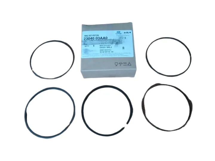 [ORIGINAL] 2304003AA0 PISTON RING SET HYUNDAI ACCENT 2010-2019 / 23040 ...