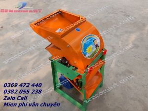 Máy bác võ tách hạt ngô động cơ 22kw(3hp) nhanh sạch 99%