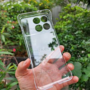 Ốp Lưng KHÔNG VIỀN Redmi Turbo 3 5G Turbo 4 Turbo 4 Pro POCO F6/ F6 Pro 5G Trong Suốt Không Ố Vàng Nhựa PC CỨNG Mỏng Nhẹ Có Gờ Bảo Vệ Camera