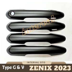 Cover Handle Pegangan Pintu Mobil Zenix 2023 Type G dan V Hitam