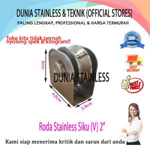 Roda Stainless 2" Siku (V) 201