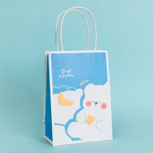 【SG stock】 Paper Gift Bag Goodies Bag Birthday Party DIY Goodies Bag Children Goodies Bag