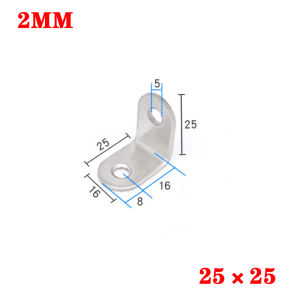 PER PCS Heavy Duty Stainless Steel Corner Bracket for Furniture Repair and Joint Connection