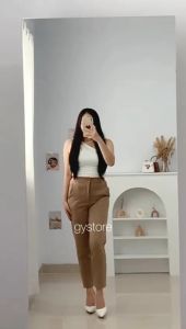 Celana Kerja Premium Yuka Pants: Solusi Nyaman & Tahan Lama