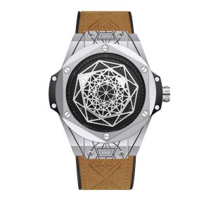 Creative TikTok Hot-Selling Wholesale Kingston Brand Silicone Watch Fashionable and Unique Mens Watch Student Waterproof Quartz Watch