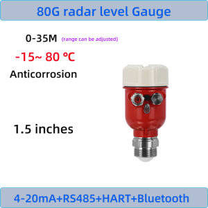 Intelligent HART high frequency radar level gauge cement grains river level gauge RS485 level gauge tank sensor meter