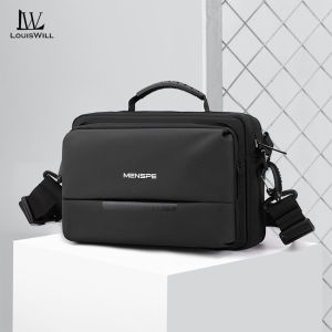 LouisWill Men’s Bags Chest Bag Fashion Shoulder Bag Handheld Bag Cross Body Bag Messenger Bag Large Capacity Sling Bag Casual Bag Men Fashion Waterproof for Sport Street Travel Outdoor