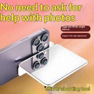 JJT Mirror Reflection Phone Clip for Stunning Selfies and Travel Photos with Adjustable Wide-Angle View