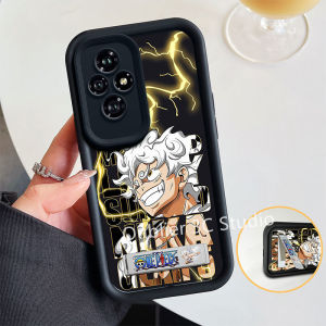 Casing Honor 200 Pro Lite 5G Phone Case New Design Cute Cartoon Anime One Piece Luffy Black Myth Wukong Silicone Soft Cover with Stand 2024
