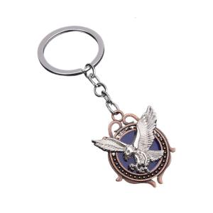 Symbolic Animal Keychain Freemasonry Themed Zinc Alloy Backpack Hanging Charm Accessory For Personal Belongings