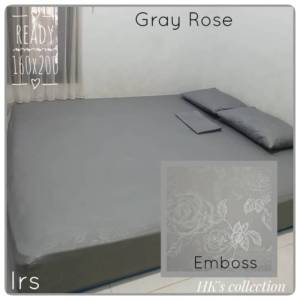 SEPREI POLOS KATUN EMBOS ADEM SPREI BAHAN HALUS LEMBUT UK 180X200 NO 1 TERLARIS