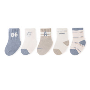 Denosim 5 cái/bộ Dễ Thương vớ trẻ em Phim Hoạt Hình xuân thu mềm cho trẻ sơ sinh Cotton vớ ngắn Cho Cậu Bé nữ thường ngày Trẻ Em tất dệt bằng chất liệu đàn hồi