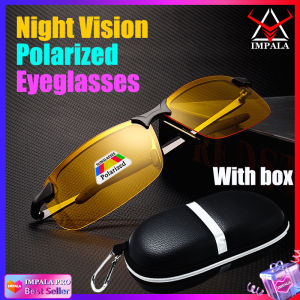 IMPALA PG036L Kính Râm Phân Cực Đổi Màu Thời Trang Cho Nam Kính Mắt Nam Ngày Và Đêm Chống Tia UV Chống Chói Khi Lái Xe Câu Cá Có Hộp Khóa