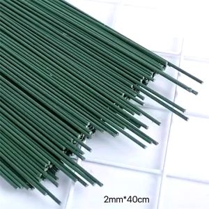 Wire Mesh Flower Material Handmade Rose Pole 30CM Green Wire 20pcs DIY Garden Décor
