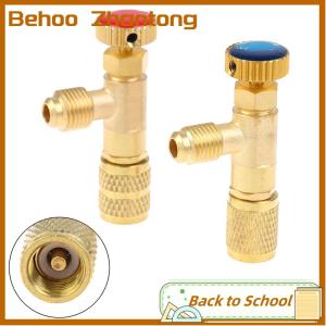 Behoo Air conditioning repair liquid safety valve R410A R22 1 4 5 16 Safety Adapter