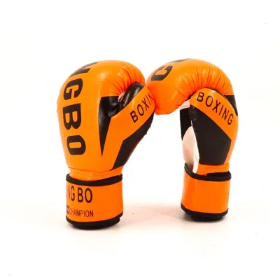 BLACKON Breathable Leather Boxing Gloves Sponge Padding PU Leather Children Boxing Glove Sports Supplies Thick Kickboxing Protective Gloves Children