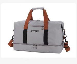 ABC BAGS#2833 Trendy large-capacity travel duffle bag designed for multi-functional use as gym bag carry-on for travel