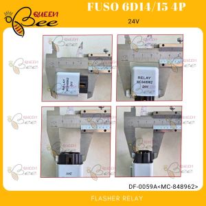 QUEENBEE Fuso 6D14 6D15 FLASHER RELAY 4P 24v DF-0059A MC-848962