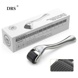 DRS 540 Microneedling Roller Micro Needle Mesotherapy 540 Pins Derma Roller for Home Use Skin Care Beard and Hair Regrowth