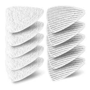 10Pcs Mop Accessories Premium Fabric Quick Changing Stain Removal Machine Washable Reusable Cloths