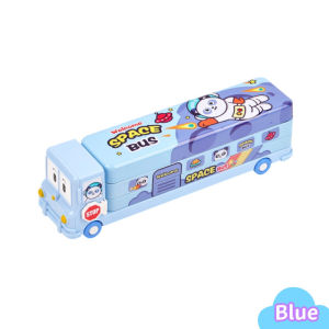 Three Layer Capybara Bus Pencil Box Large Capacity Stationery Storage Back To School Gift