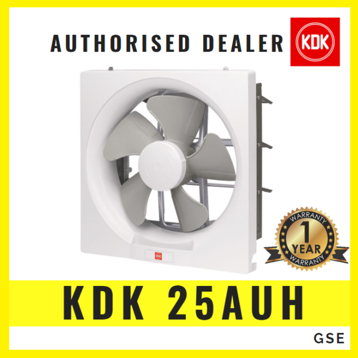 KDK 25AUA 25AUH Exhaust Fan Wall Mount Ventilating Ventilation Fan 25