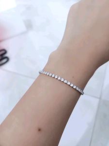 gelang serut listring mp sedang / gelang perak silver 925 lapis emas/ gelang fashion wanita impor