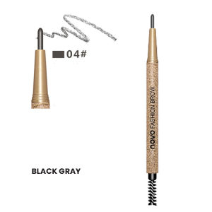 Novo Eyebrow Pencil Set 3in1 + Shaping Kit Eyebrow Cards Double Head Pencil Eye Makeup