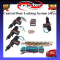 Car Power Center 4 Door Central Lock System-One Master Three Slave Car Central Locking System Door Lock WIRA SAGA KANCIL. 